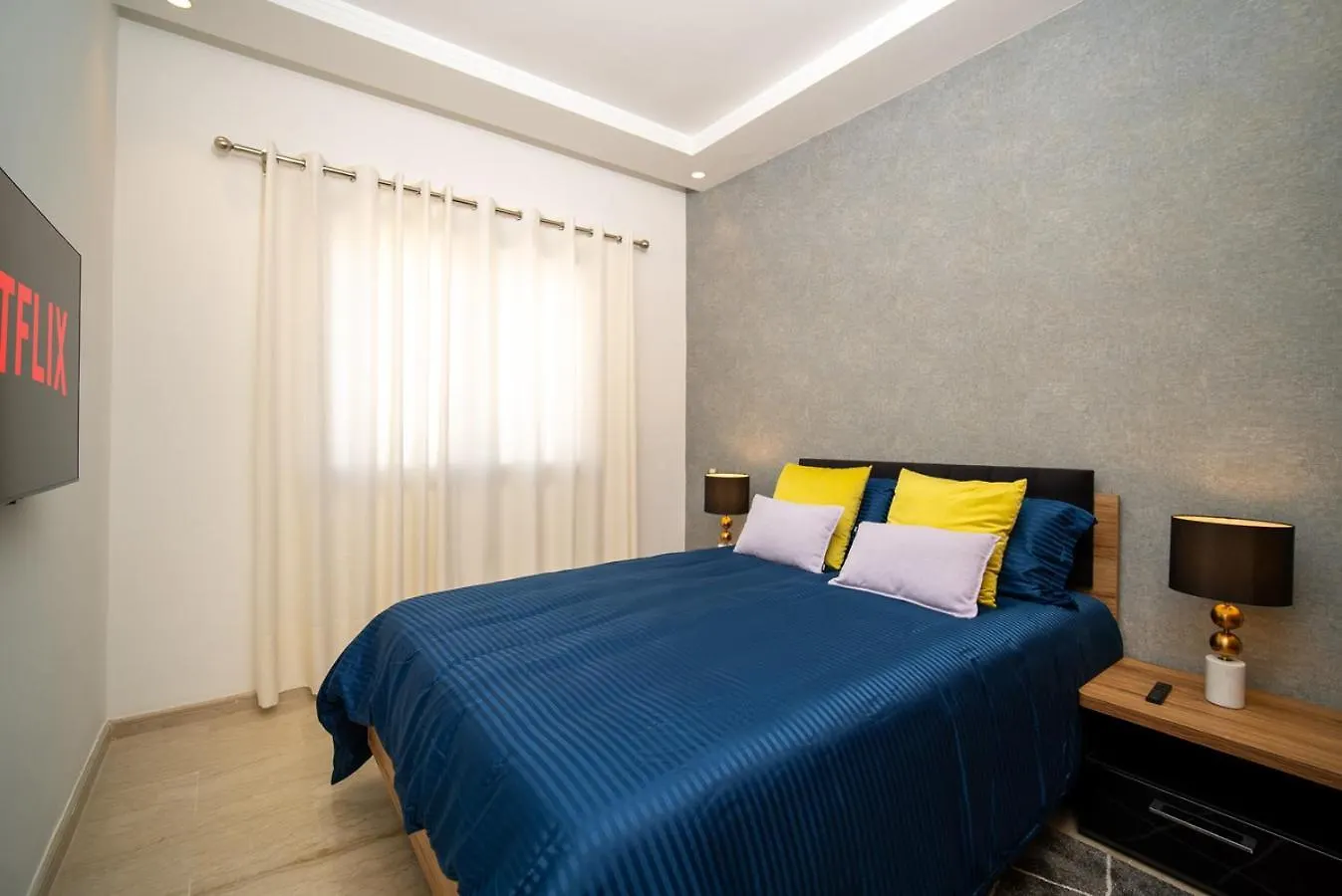 Welcome To Casa Luxe 3 King Beds Near Cfc & Tram Casablanca